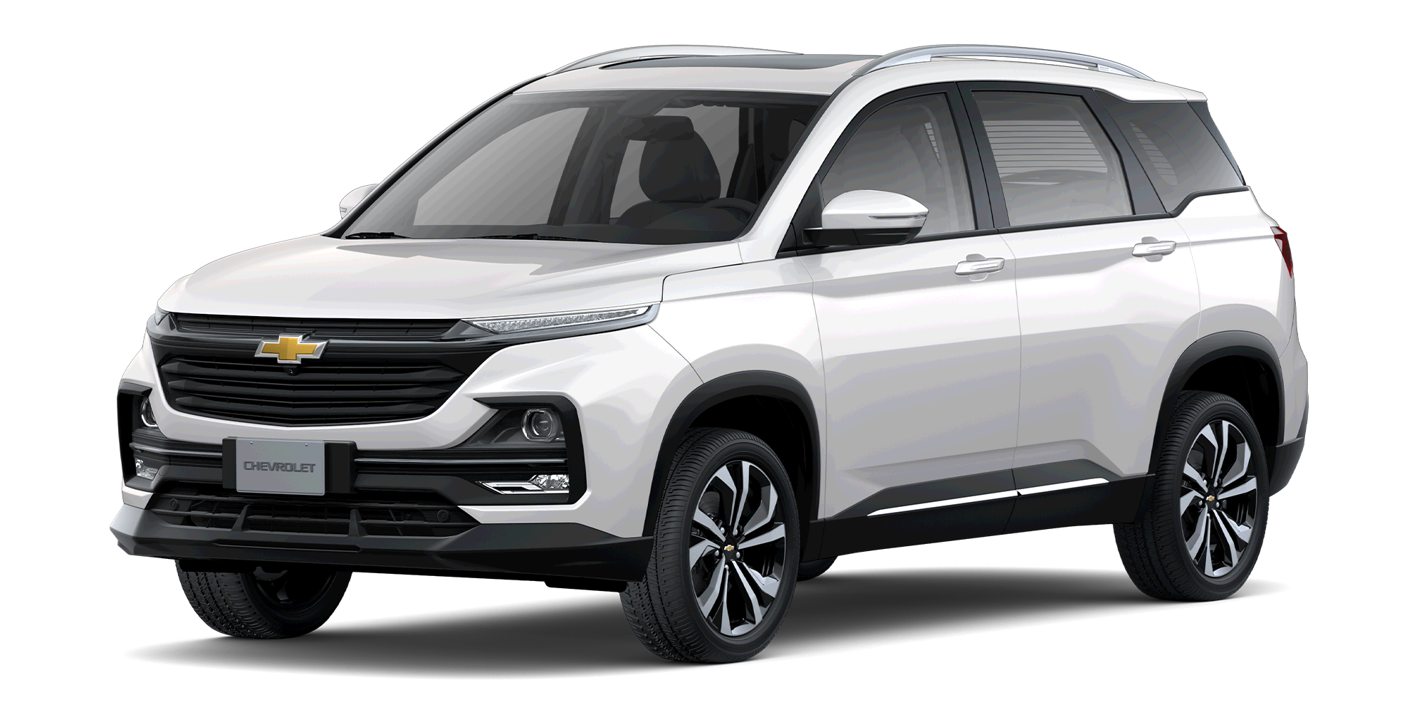 Descubre la SUV Chevrolet Captiva Turbo en color blanco