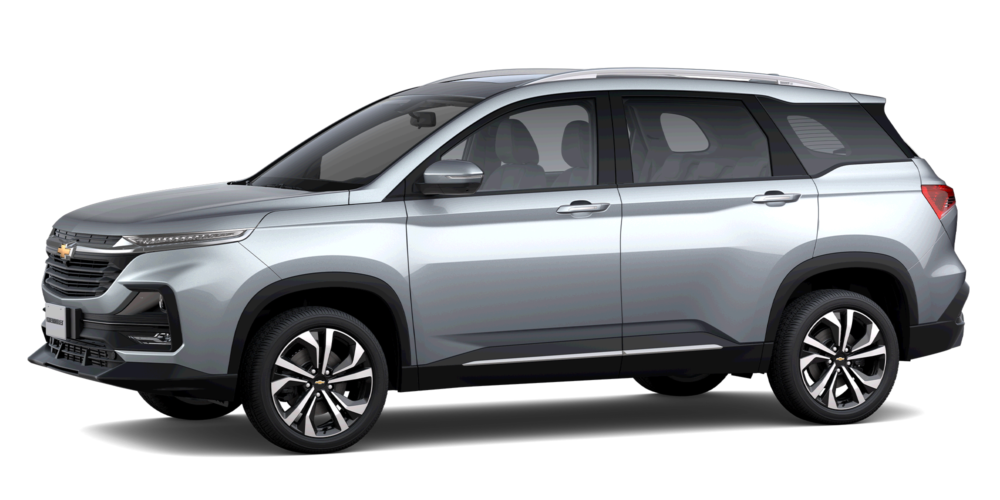 Descubre la SUV Chevrolet Captiva Turbo en color plateado