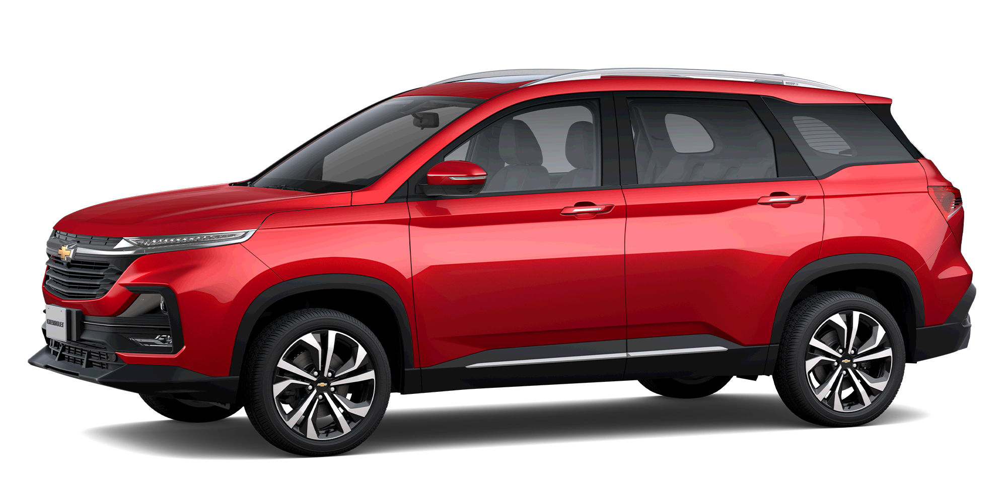 Descubre la SUV Chevrolet Captiva Turbo en color rojo