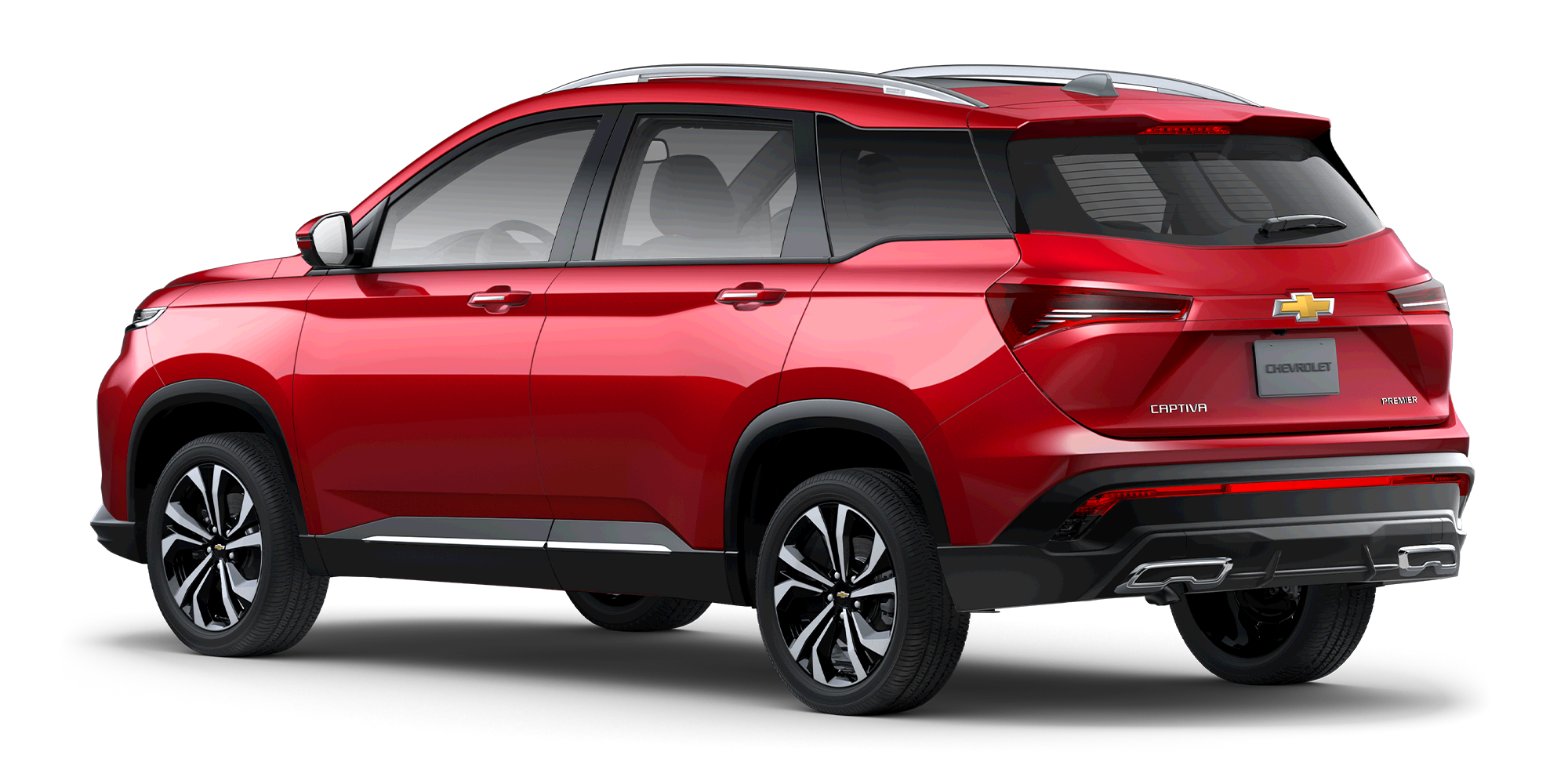 Descubre la SUV Chevrolet Captiva Turbo en color rojo