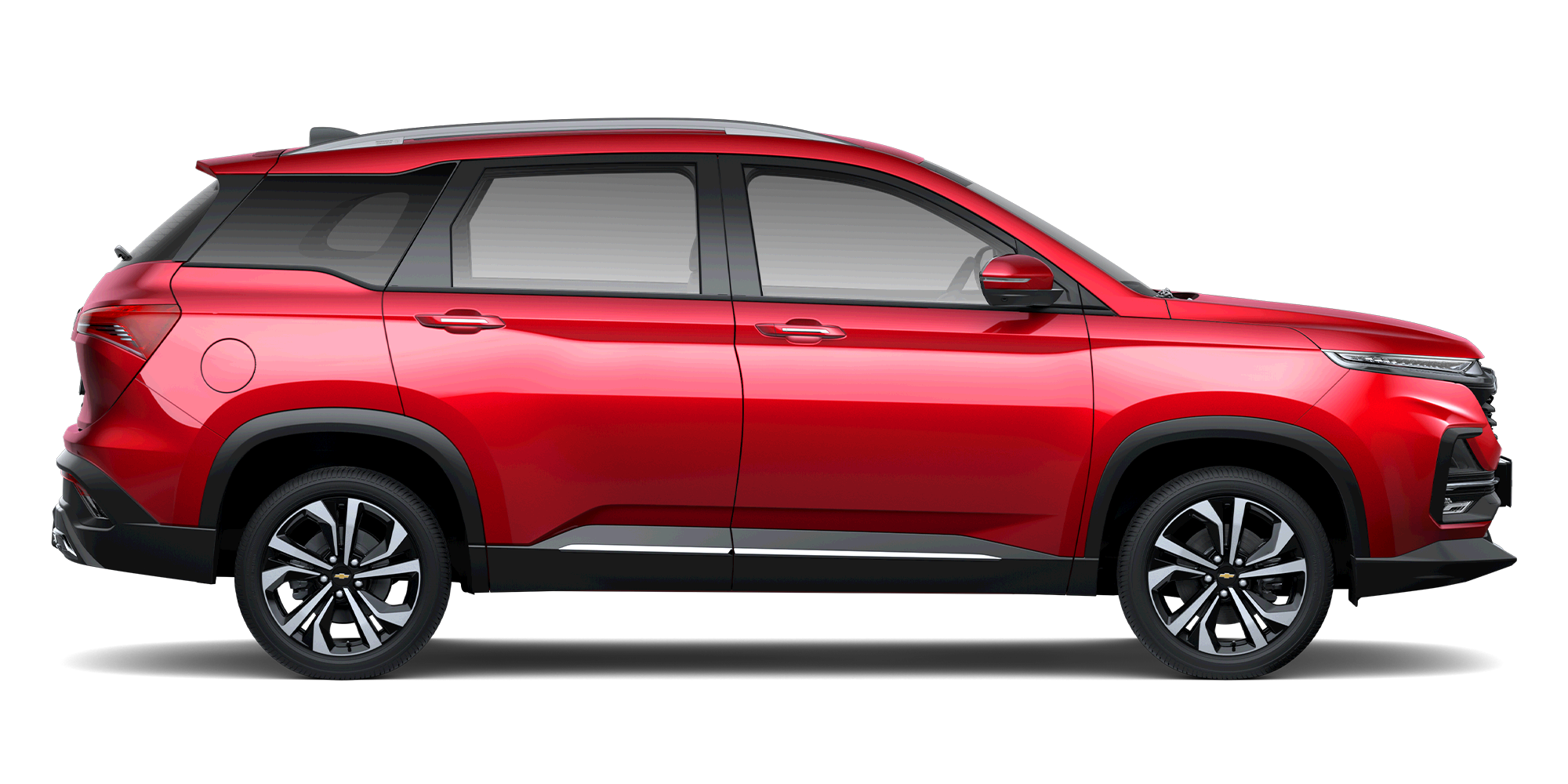 Descubre la SUV Chevrolet Captiva Turbo en color rojo