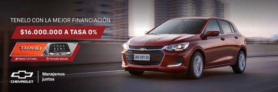 Chevrolet Argentina - Onix condición comercial julio 2025
