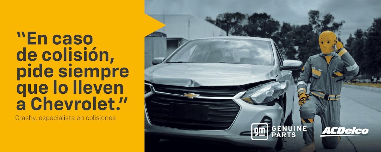 En caso de choque pedí que lo lleven a Chevrolet