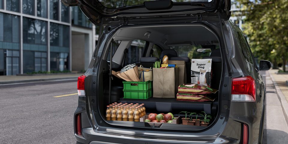 Maletero amplio del Chevrolet Spin 2026, máxima capacidad de carga para compras y actividades familiares, ideal para la vida urbana.