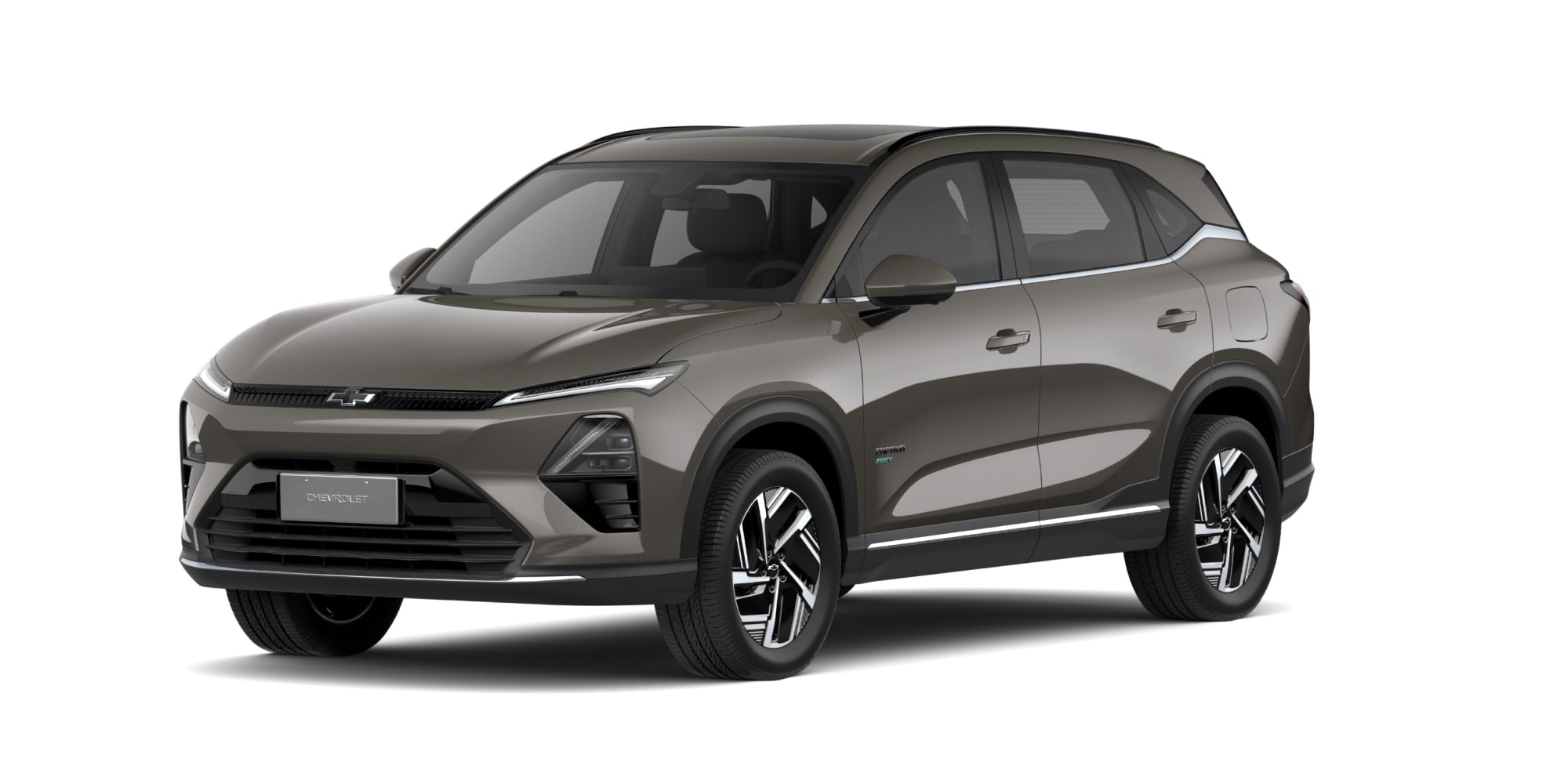 Chevrolet Captiva PHEV en color gris intenso.