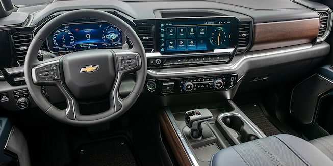 Chevrolet Silverado Z71 - Vista de compartimento asientos
