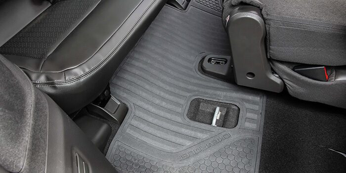 Tapetes de PVC (3ª fileira em versão de 7 lugares)