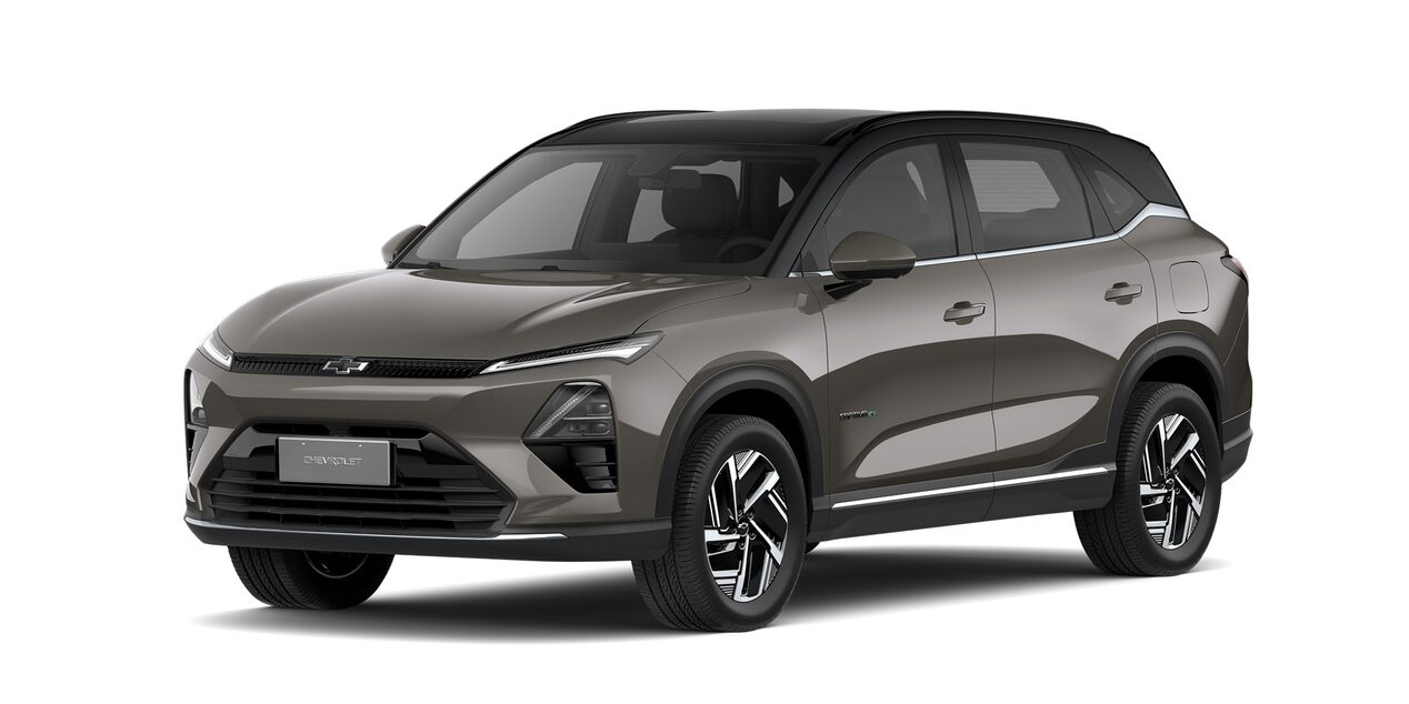 Imagem de um Chevrolet Captiva EV na cor Cinza.