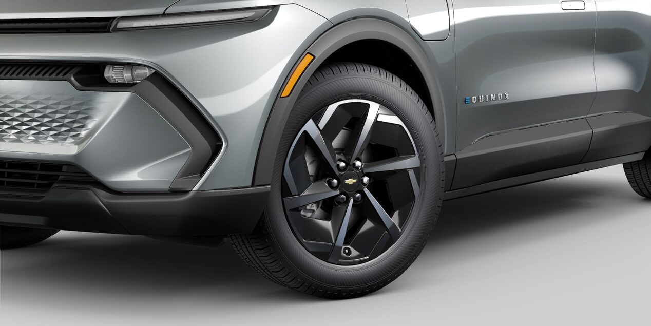 Rodas de alumínio de 19"; do Equinox EV