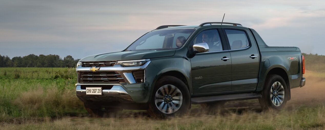 Carro Chevrolet representando as vendas diretas para produtores rurais