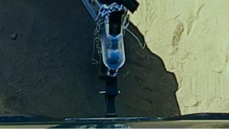 Imagem de um dos quatro ângulos de visão que garantem a segurança do engate.