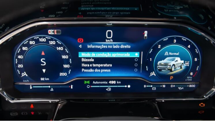 Imagem ilustrativa do Sistema automático de permanência na faixa.