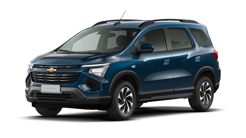 CGI Chevrolet Spin em fundo branco (infinito)