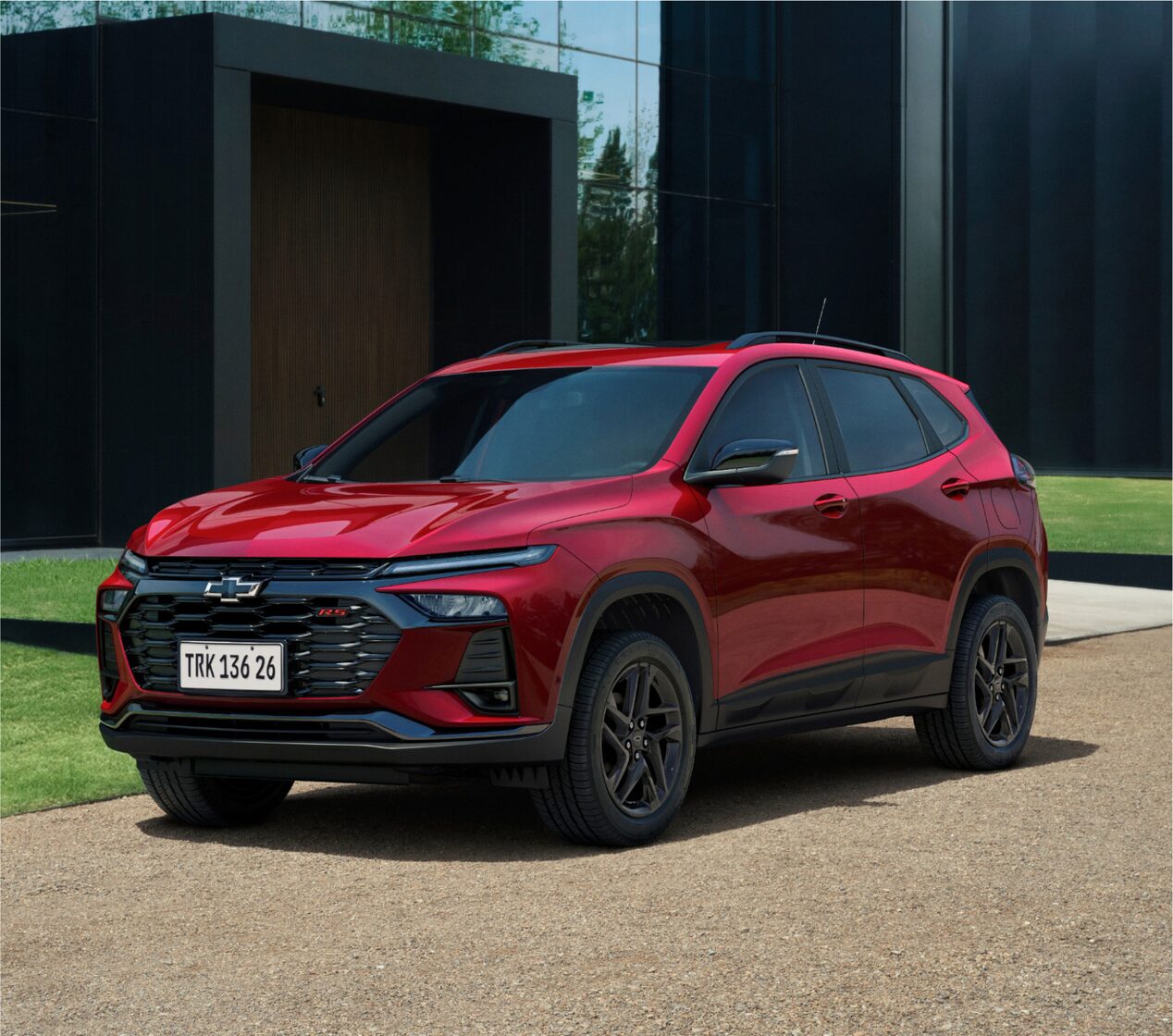 Tracker 100 Anos Chevrolet Vermelha