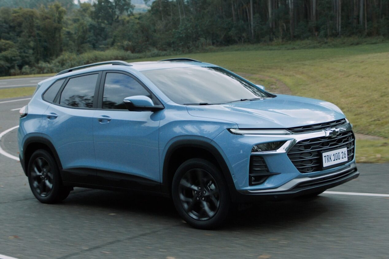 Tracker 100 Anos Chevrolet Azul