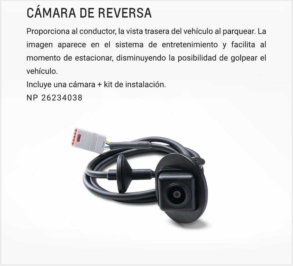 Chevrolet Onix Turbo Accesorios Tecnologia - Camara de Reversa de tu Carro Familiar Descripcion