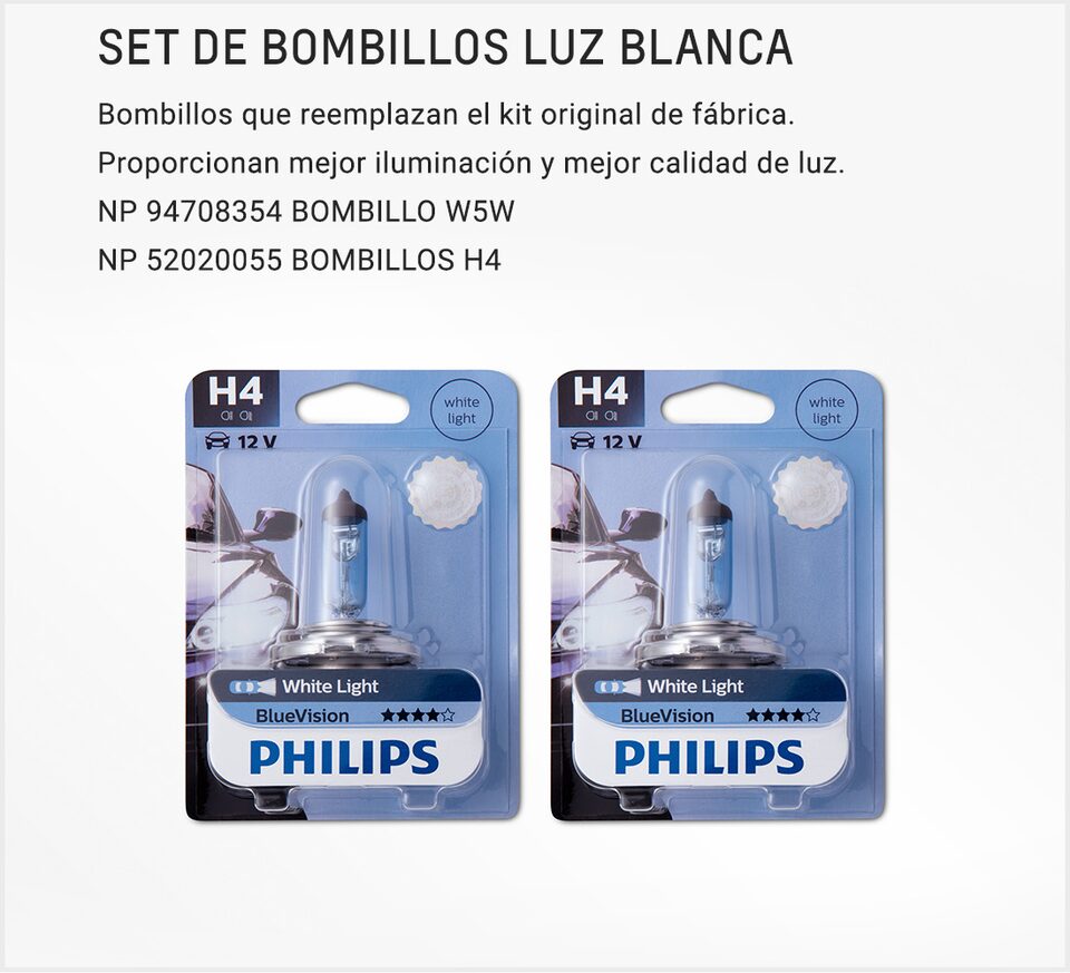 Chevrolet Onix Turbo Accesorios Seguridad - Bombillos de tu Carro Familiar Descripcion
