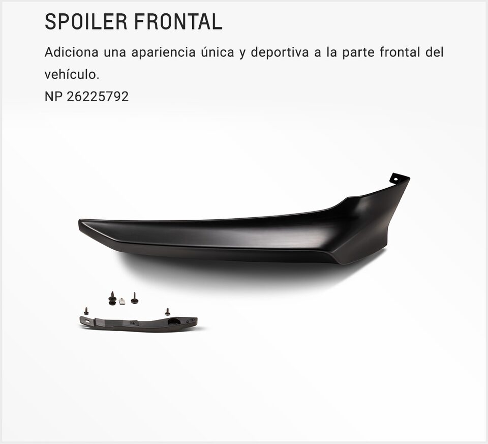 Chevrolet Onix Turbo Accesorios Exterior - Spoiler Frontal de tu Carro Familiar Descripcion