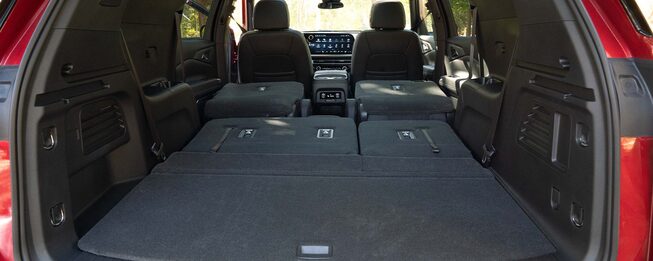 Chevrolet Traverse - Capacidad de carga en el baúl