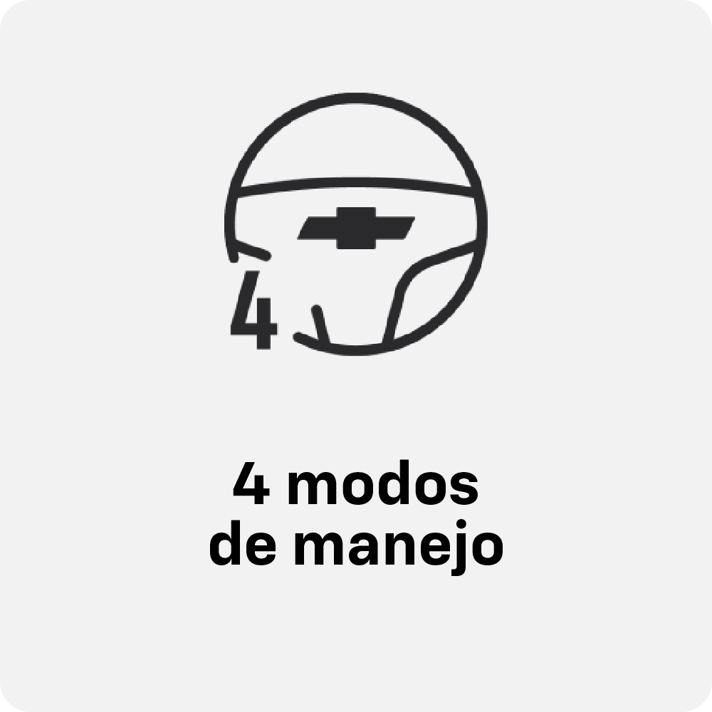 Ícono de 4 modos de manejo.