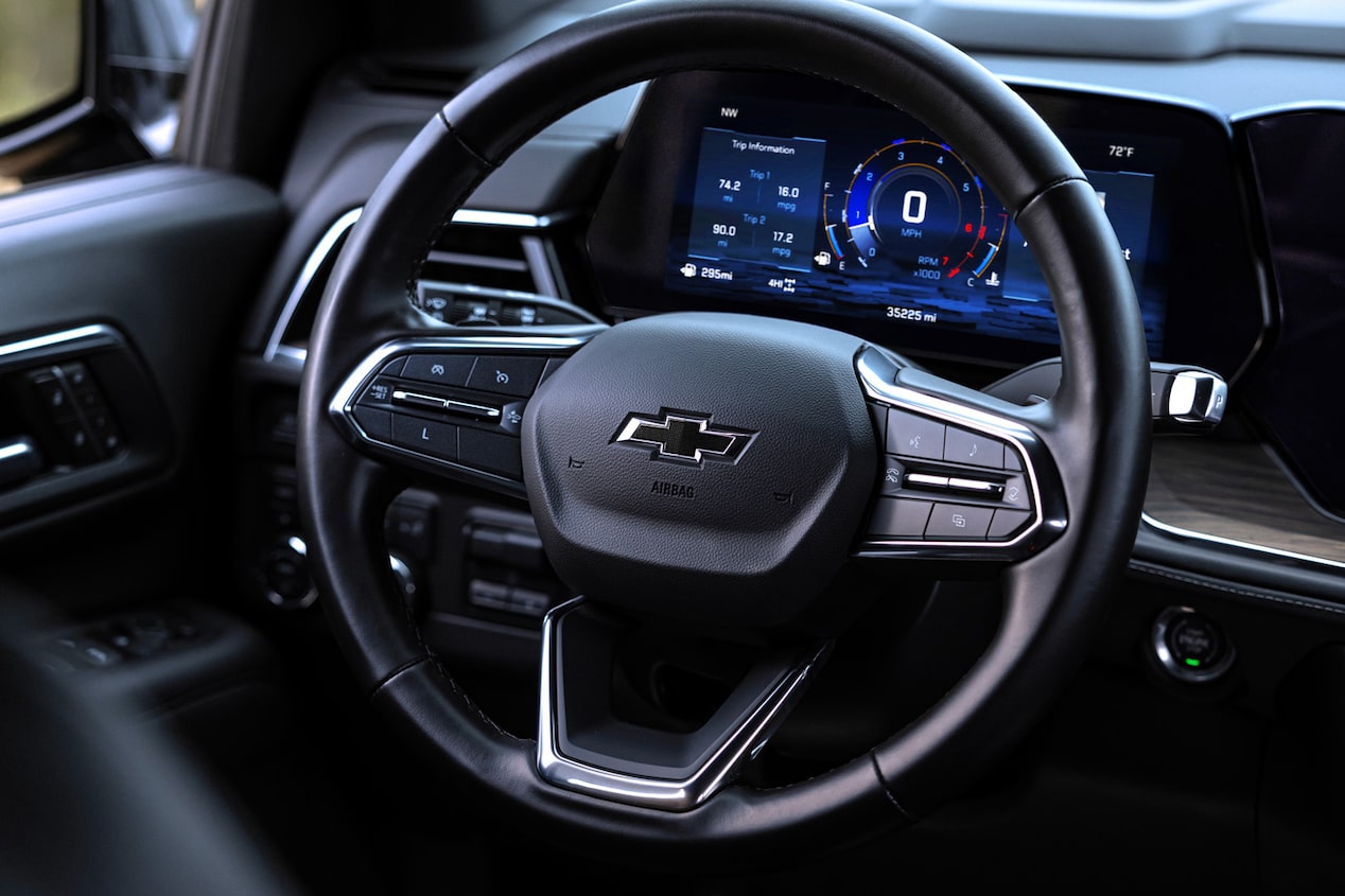 Volante multifunción de la Chevrolet Tahoe.