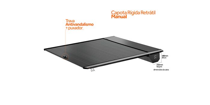 Accesorios de Carga - Chevrolet S10 - Tapa rigida eléctrica y manual