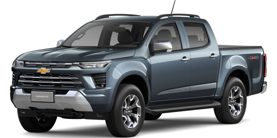 Pickup Chevrolet Colorado LTZ en color gris sombrío
