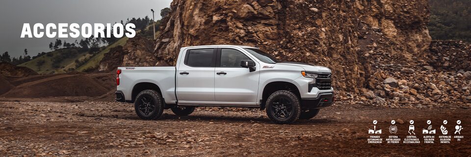 Agrega a tu pick up All New Silverado accesorios originales Chevrolet