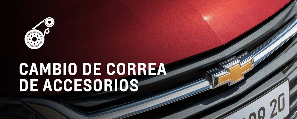 Cambia la correa de accesorios de tu carro en un concesionario oficial Chevrolet