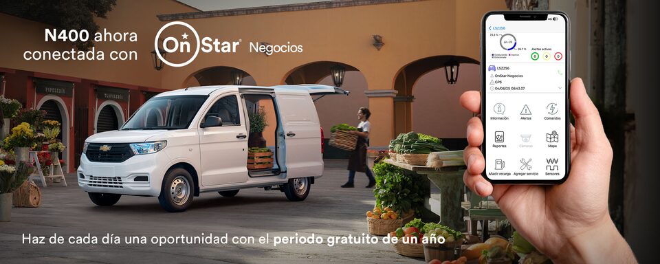 Chevrolet N400 Cargo ahora conectada con OnStar Negocios