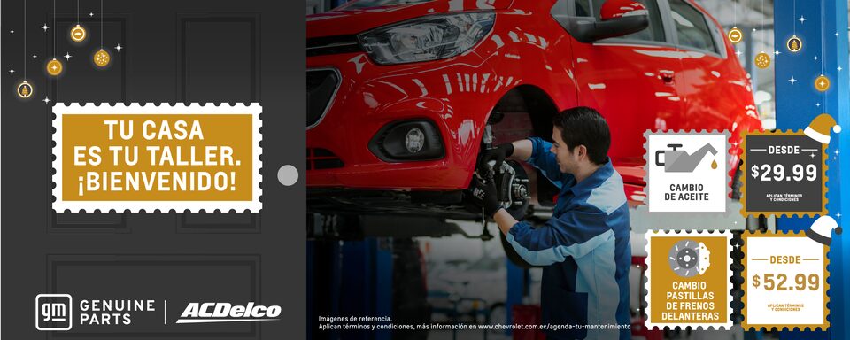 Chevrolet Ecuador - Agenda tu mantenimiento