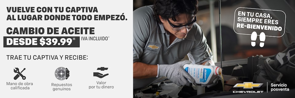 Chevrolet Ecuador - Oferta de servicios