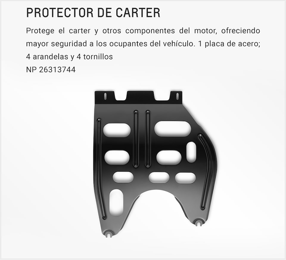 Chevrolet Onix Sedán - Protector de Carter para tu Auto Familiar