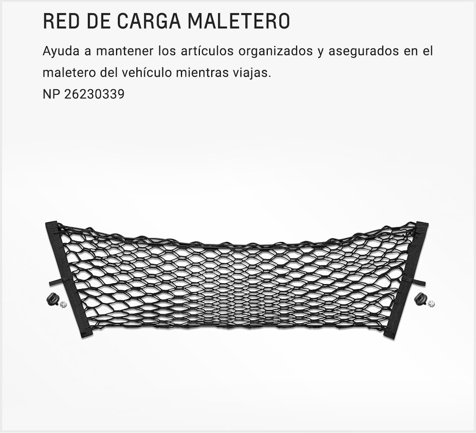 Chevrolet Onix Sedán - Red de carga maletero para tu Auto Familiar