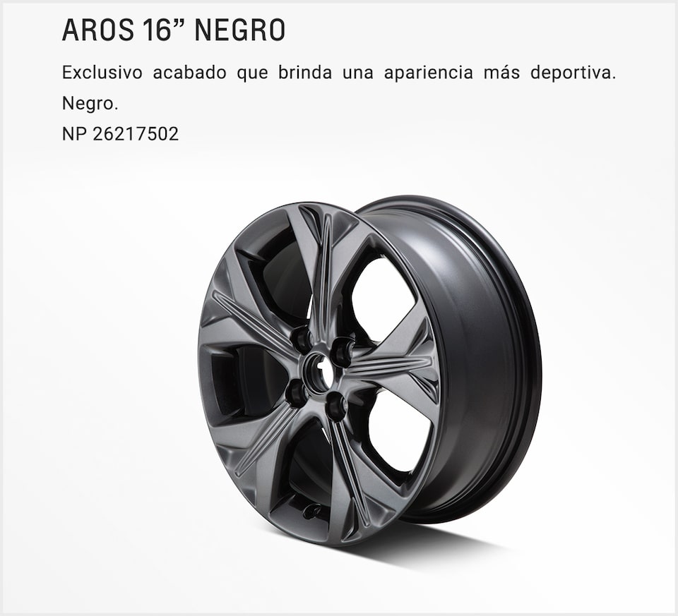 Chevrolet Onix Sedán - Aros 16 Negro para tu Auto Familiar