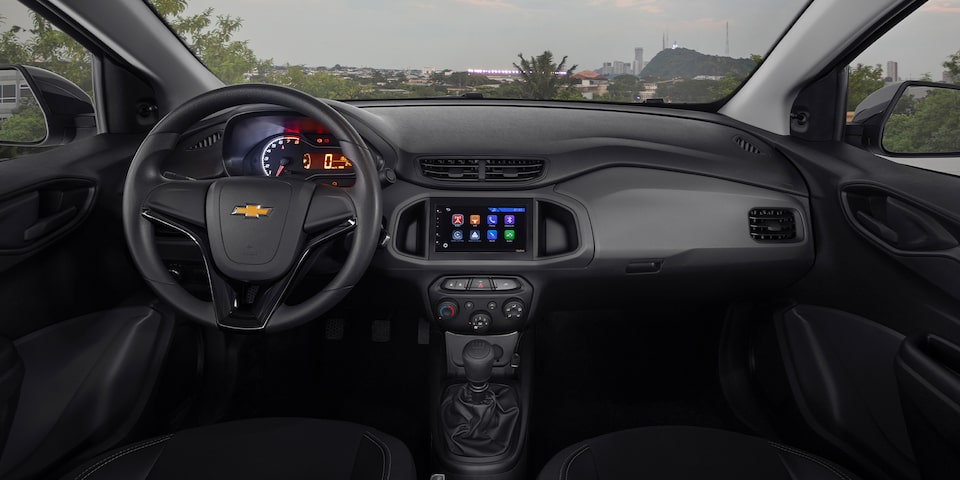 Detalles del tablero del Chevrolet Joy Hatchback