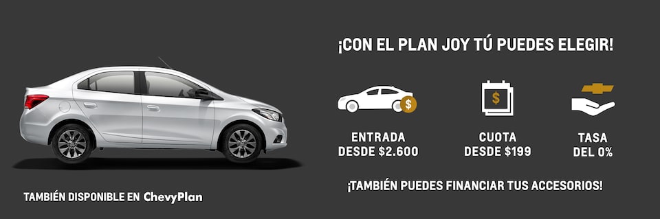 Conoce los detalles del financiamiento del nuevo Chevrolet Joy Sedán Black Edition