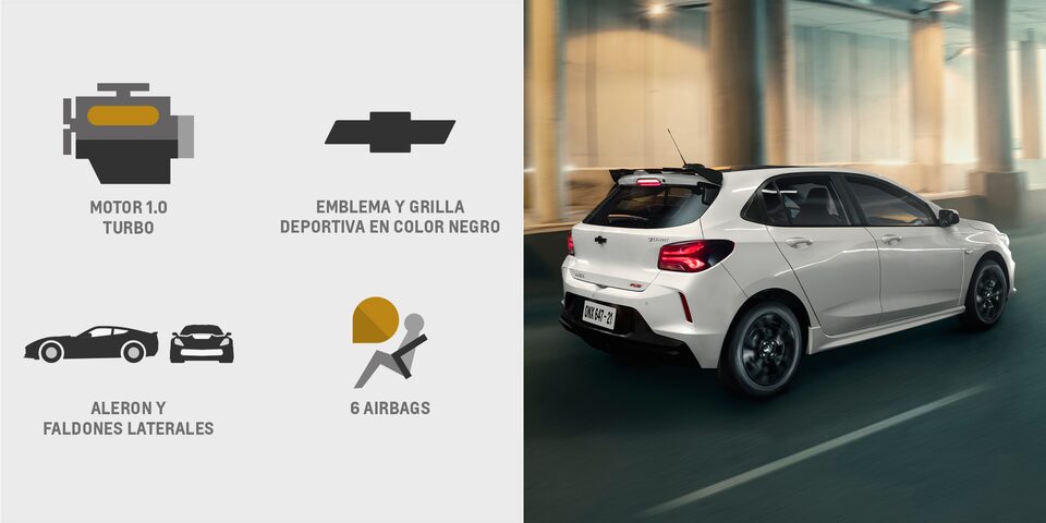 Chevrolet Ecuador - Onix HB versiones características