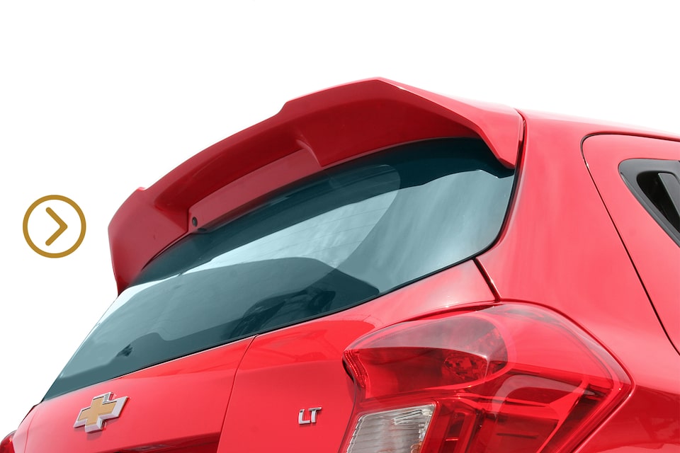 Chevrolet Spark GT - Alerón posterior de tu hatchback
