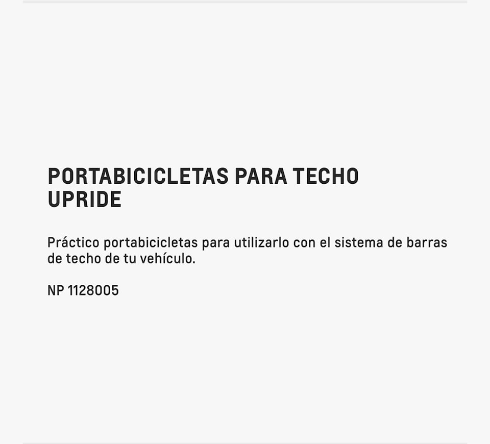 Chevrolet - Groove - Accesorios - Portabicicletas para techo Proride Upride - Copy