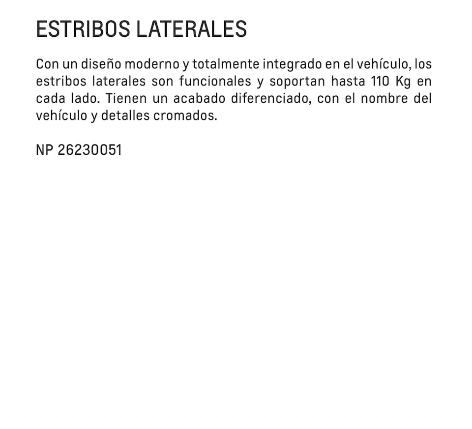 Chevrolet Tracker Turbo Accesorios Kit Sport - Estribos de tu Camioneta SUV