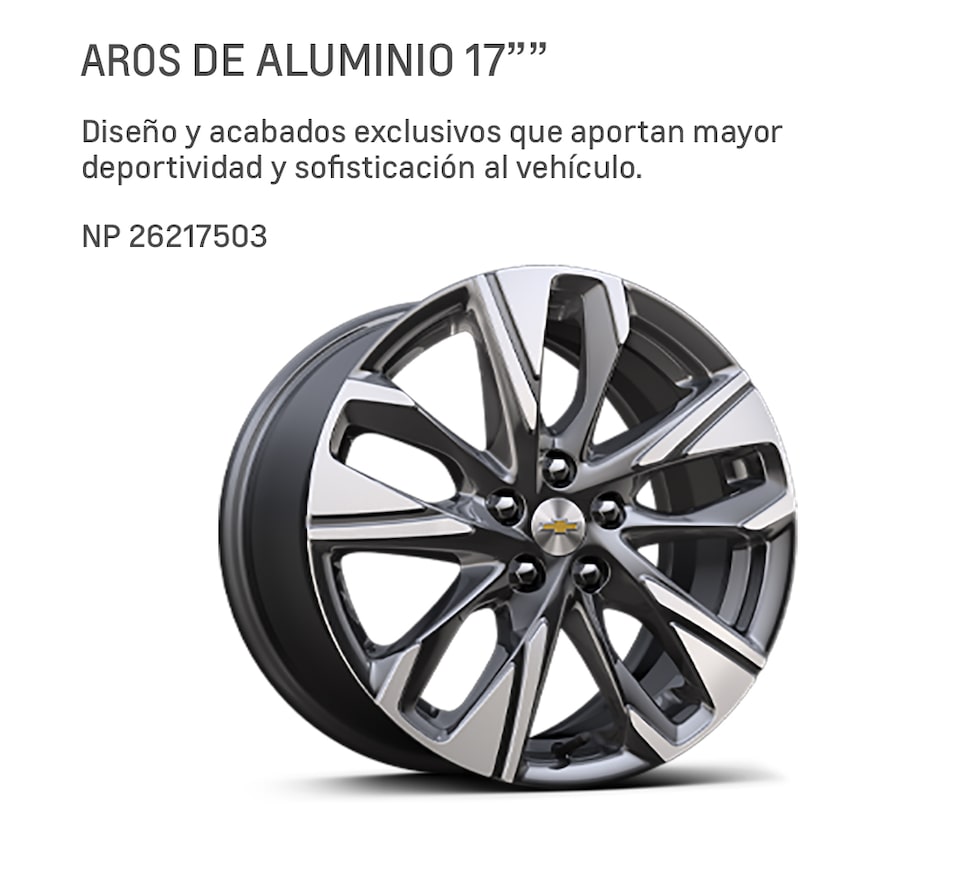 Chevrolet Tracker Turbo Accesorios Kit Adventure - Aros de Aluminio de tu Camioneta SUV