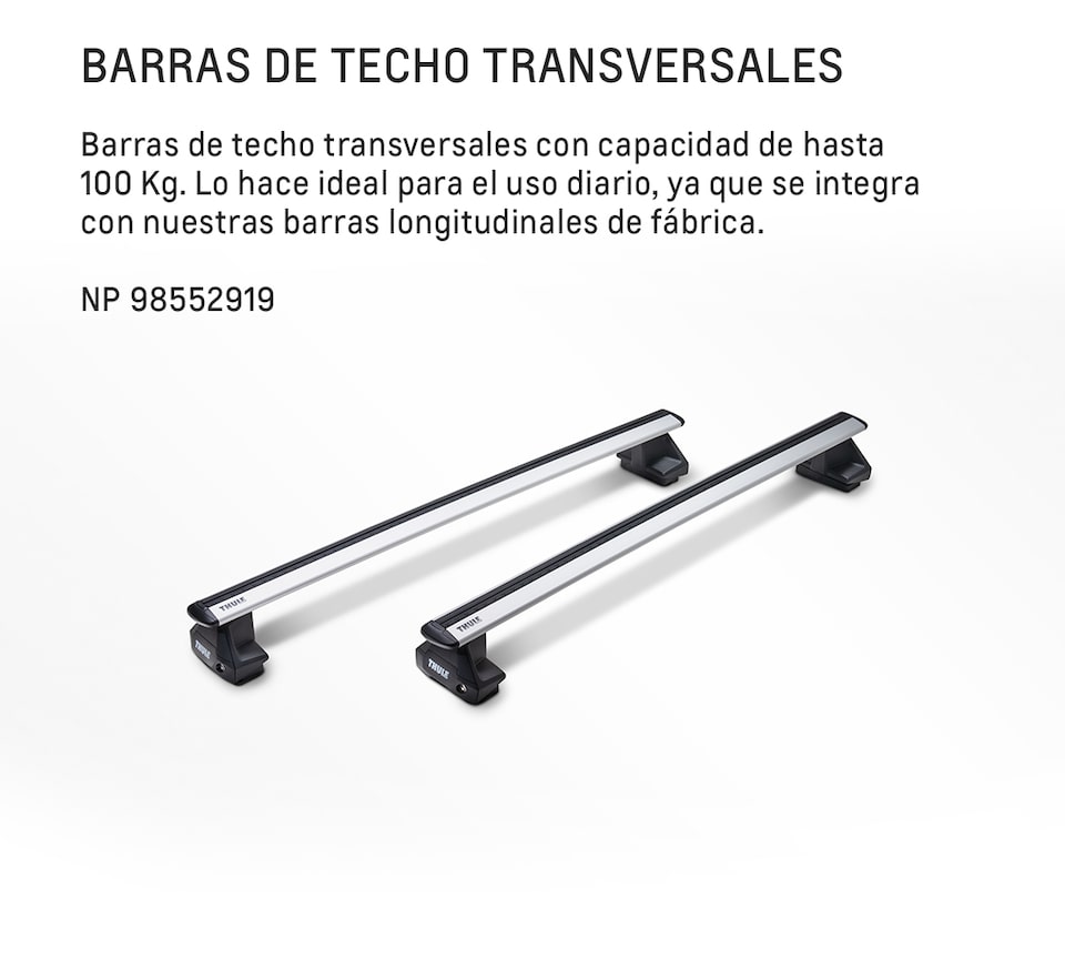 Chevrolet Tracker Turbo Accesorios Kit Adventure - Barra de Techo Transversal de tu Camioneta SUV