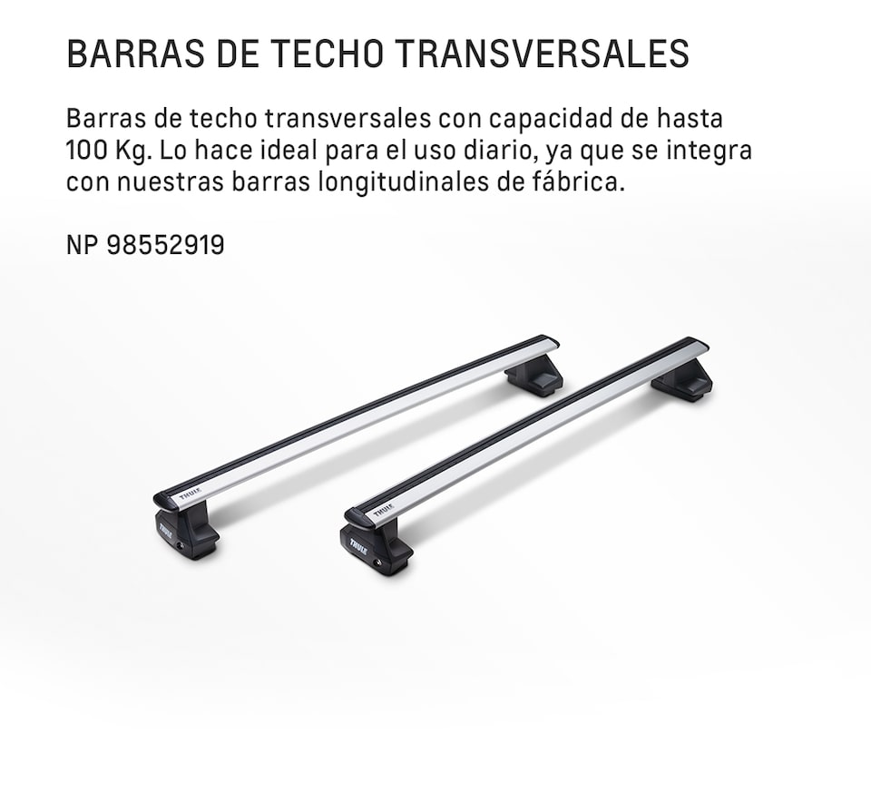 Chevrolet Tracker Turbo Accesorios Carga - Barras Transversales de tu Camioneta SUV