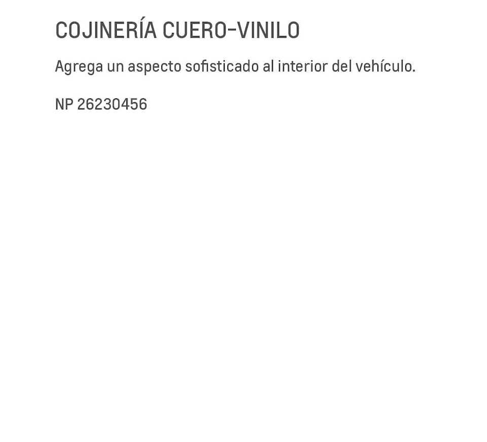Chevrolet Tracker Turbo Accesorios Confort - Cuero de tu Camioneta SUV