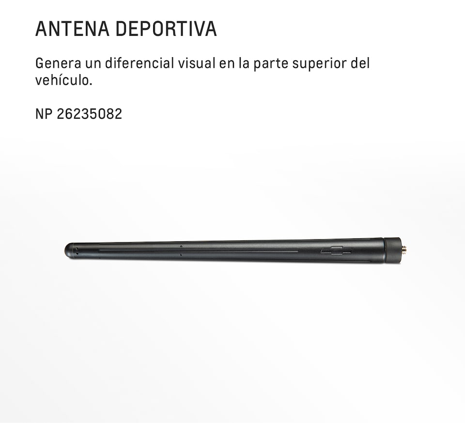 Chevrolet Tracker Turbo Accesorios de Tecnologia - Antena de tu Camioneta SUV