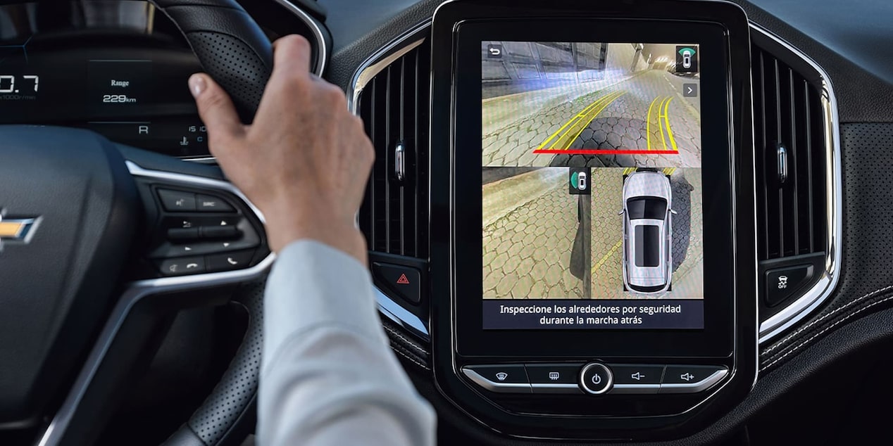 Cámara reversa de la Chevrolet Captiva XL.