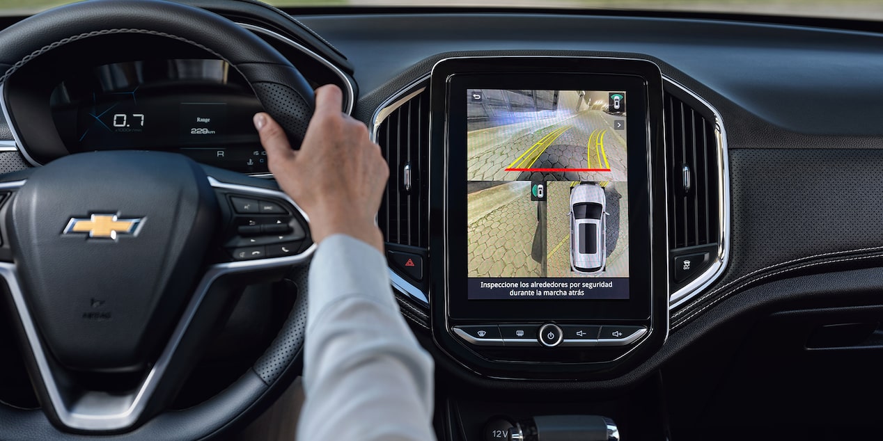 Cámara trasera de la Chevrolet Captiva XL.