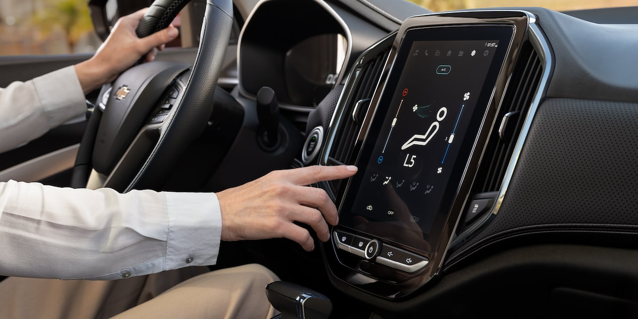 Pantalla MyLink de la Chevrolet Captiva XL.