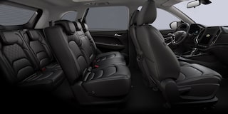 Vista lateral completa de los asientos de Chevrolet Captiva XL.